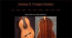 Desktop Screenshot of cooperguitars.com